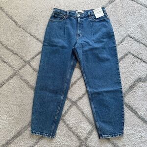 Abercrombie and Fitch jeans 80s mom high rise taper 32 / 14 new